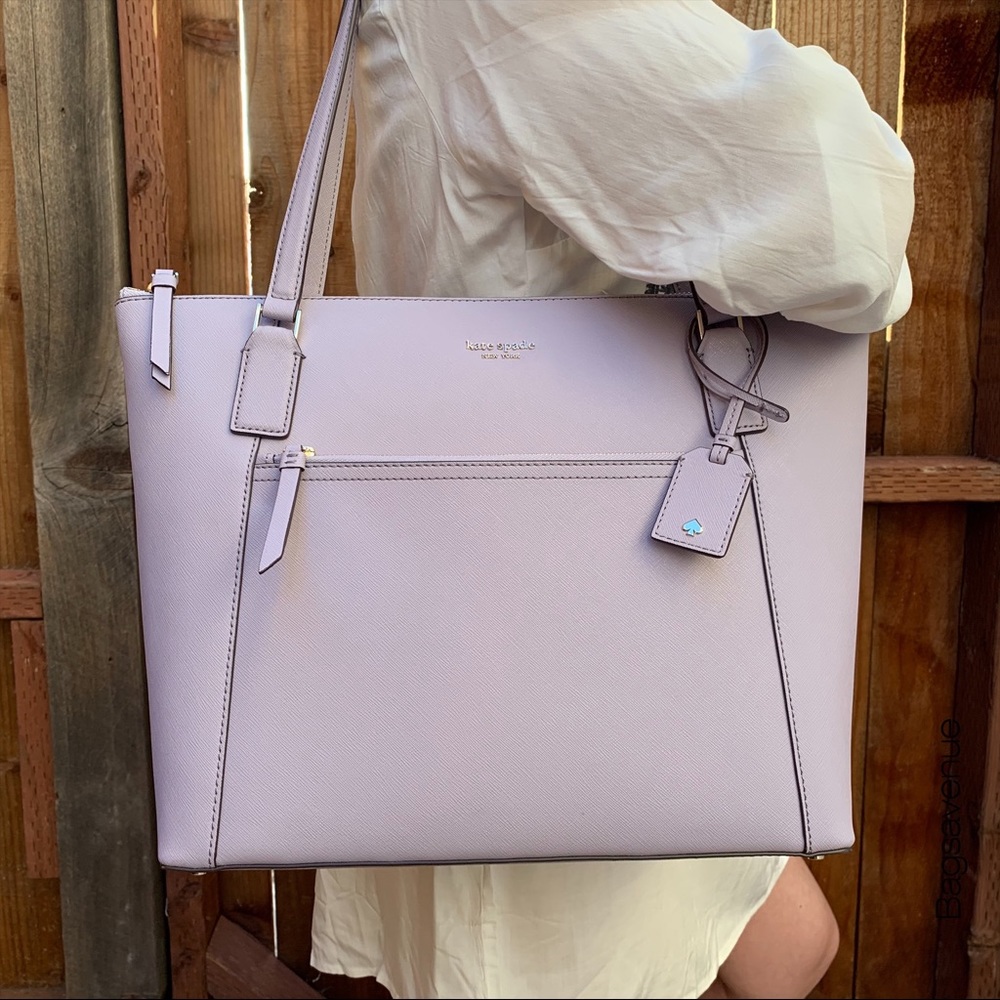 Kate spade pocket tote Cameron icy lavender purple - Picture 3 of 8